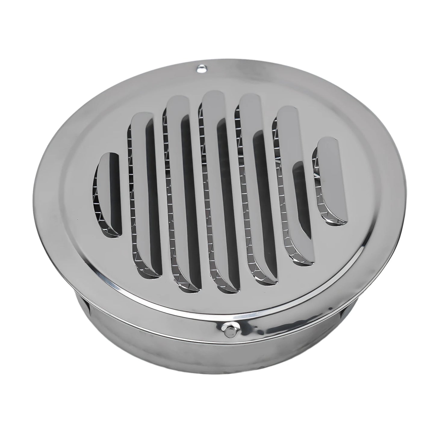 70-300mm Round Stainless Steel Air Vent Grille Insect Protection Home Exterior Wall Ducting Ventilation Tools Exhaust Hoods