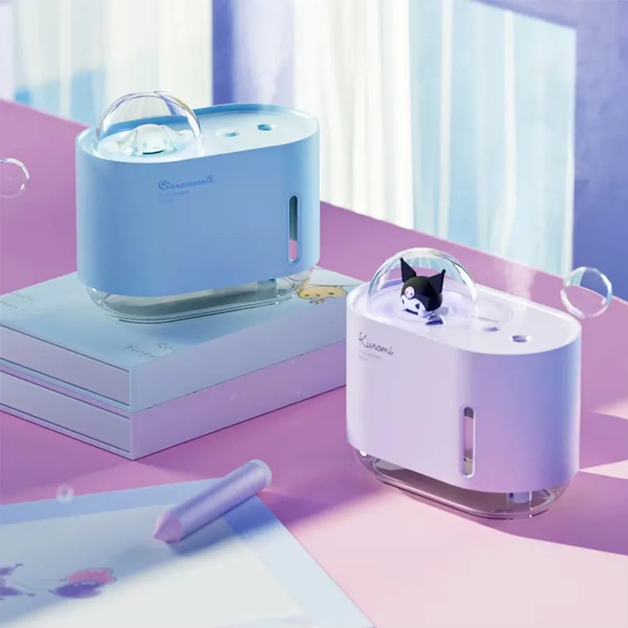 Cinnamoroll Kuromi Space Capsule Humidifier Small 10oz Desktop Mini Hydration Instrument Cute Style Mini Portable Support USB Si