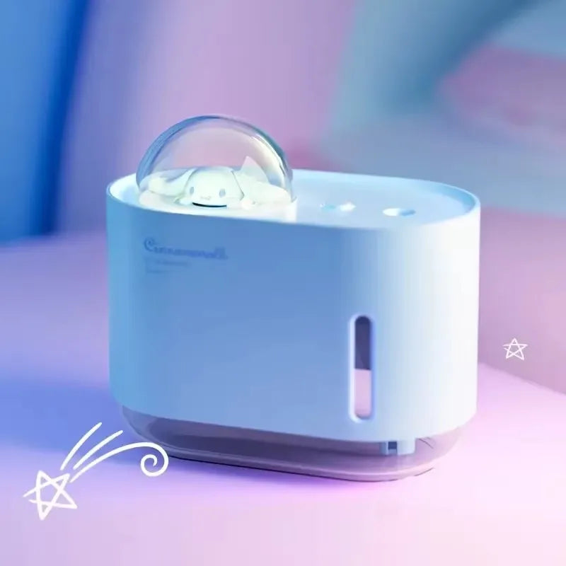 Cinnamoroll Kuromi Space Capsule Humidifier Small 10oz Desktop Mini Hydration Instrument Cute Style Mini Portable Support USB Si