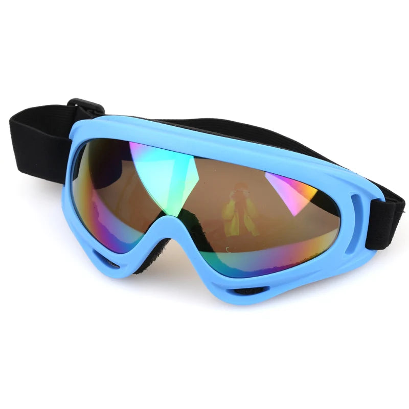 Colorful frame multi-color ski glasses X400 anti ultraviolet and windproof sports ski glasses snow goggles