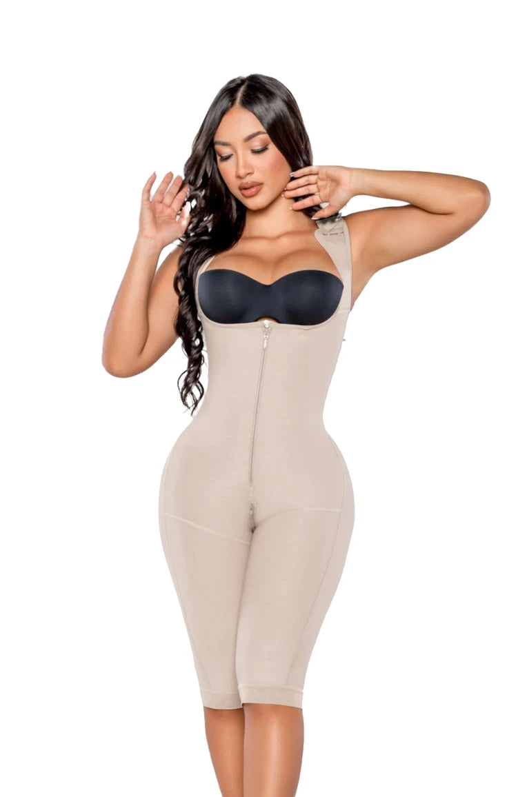 Colombianas Fajas Powernet Girdle Verox Three Hooks At Front Bra In Lycralong Thigh Slimming Woman Reducing Girdles Colombian