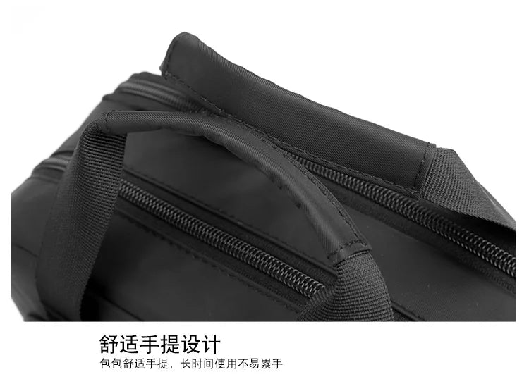 AOTIAN Vertical Men's Casual Shoulder Bag Waterproof Oxford Cloth Business Crossbody Handbag Simple and Fashionable Sling Bag