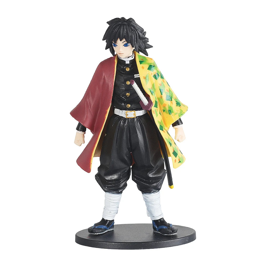 Anime Demon Slayer Kimetsu No Yaiba Figure Kamado Tanjirou Action Figure Agatsuma Zenitsu Nezuko Warrior PVC Model Toys