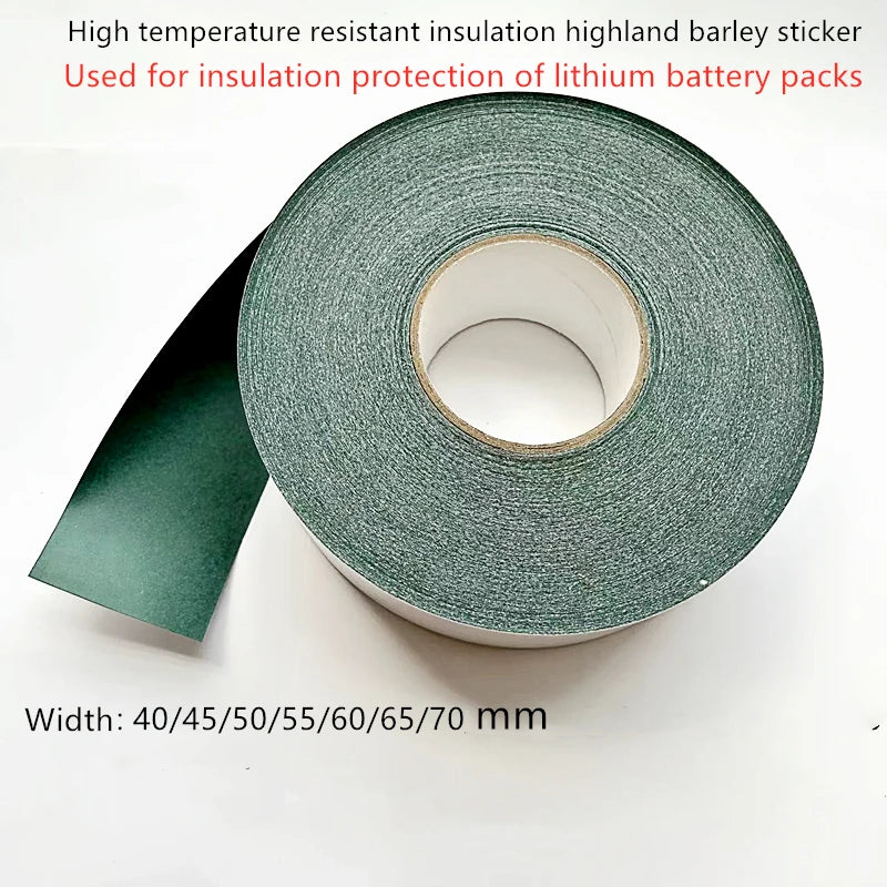 5 Meters/Roll 18650 21700 lithium Battery Pack Insulation Sticker, Highland Barley Paper Wrapped WithAdhesive Backing