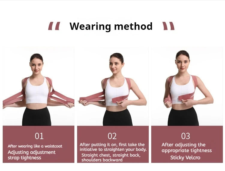 Back Brace Posture Corrector for Women and Men, Shoulder Brace Back straightener Breathable Hunchback Corrector Reshape Body