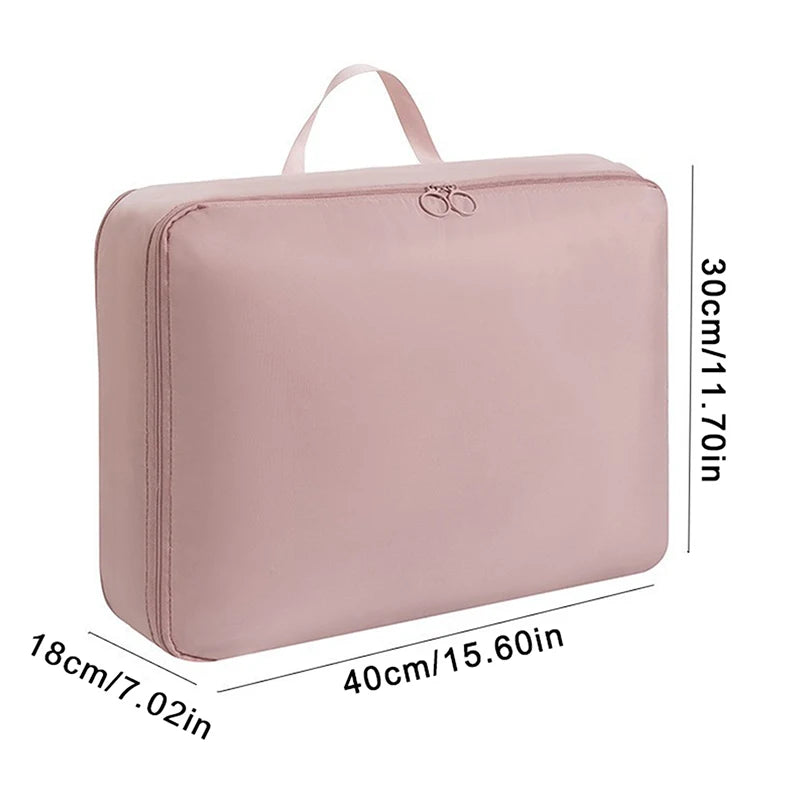 1Pc Foldable Compression Packing Bag Home Large Capacity Clothes Storage Bag Travel Portable Handheld Compression Bag