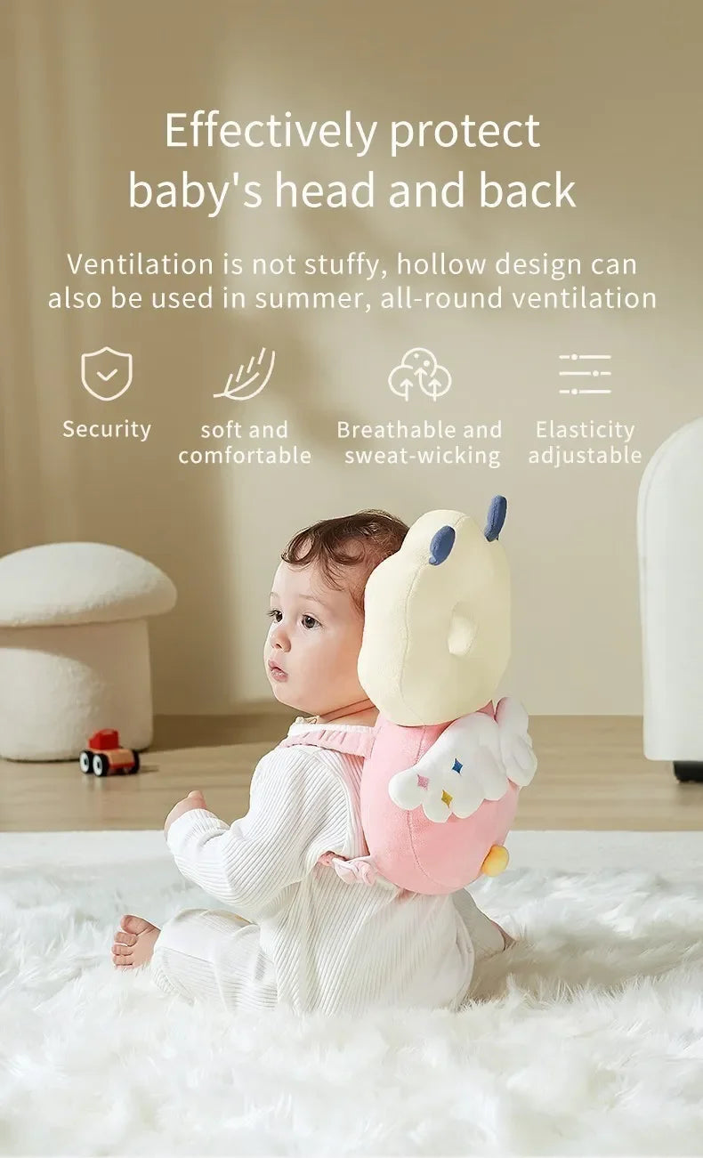 Baby Head Protector Safety Pad Cushion Back Prevent Injured Elf Lion1-3T Toddler Security Pillows Protective Headgear