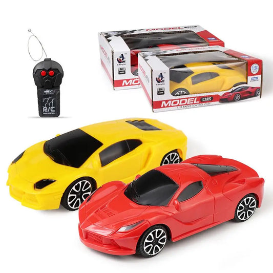 1PC Simulation Remote Control Car Random Color Model Electric 2-way Rc Sports Car Toy For Boys Girls Birthday Gifts Random Color