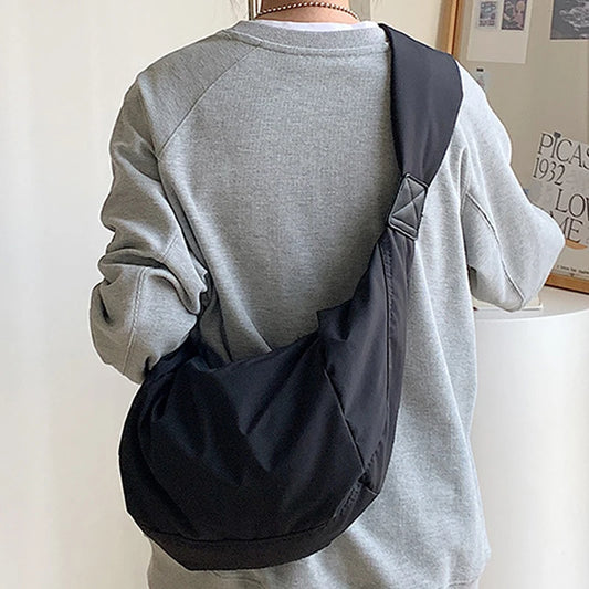 2023 New Fashion Summer Large Capacity Casual Nylon Women Shoulder Bag Korean Style Hobos Bag Youth Crossbody Shoulder Bag