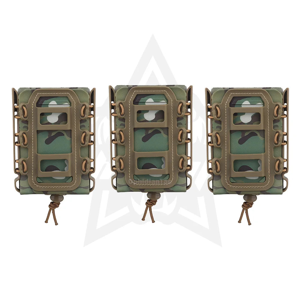 5.56 Magazine Pouch Carrier Fast Mag Flexible Molle for AK 74/47 AR M4 5.56/7.62 Mag Pouch Rifle Pistol Magazine Holder