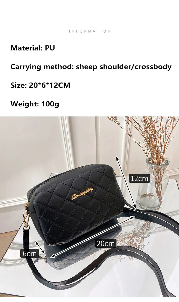 1PCS Spring Models Women's Versatile Crossbody Bag Simple Casual Large Capacity High Quality Sense of Shoulder Bag