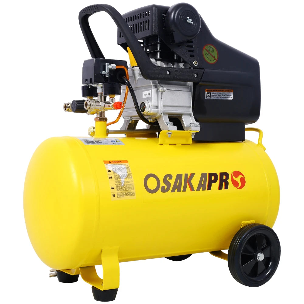 4.5HP 3.5HP Portable 13 Gallons Oil-Lubricated Air Compressor Tank Ultra Quiet Horizontal Tank Adjustable Pressure