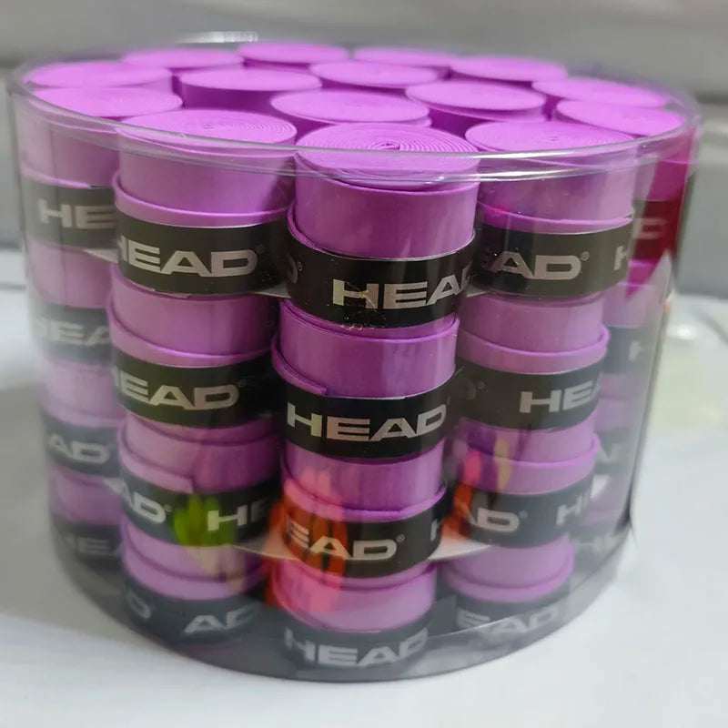 24 Pieces Original HEAD Tennis Overgrips Anti Slip Racket Sweatband Grips Padel Shock Absorption Grip Tape Training Accessories