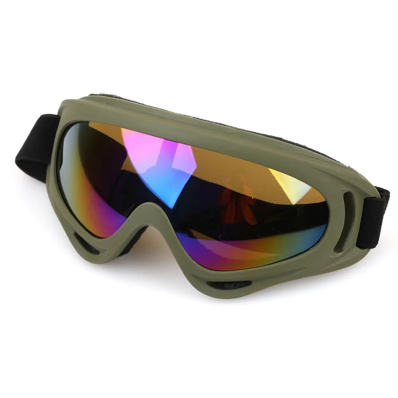 Colorful frame multi-color ski glasses X400 anti ultraviolet and windproof sports ski glasses snow goggles