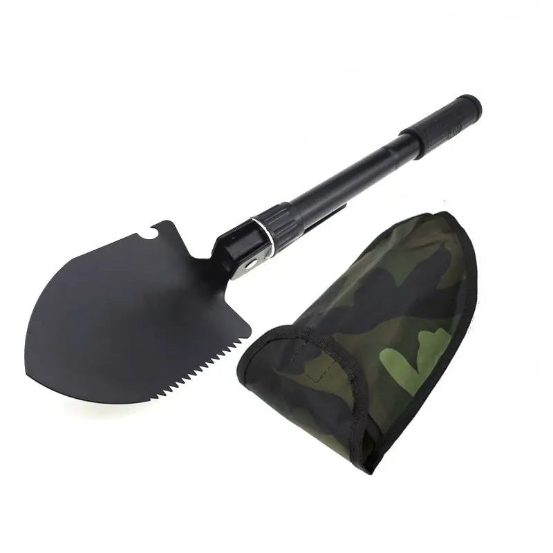 1PC Engineer Shovel Military Shovel Outdoor Multifunctional Folding Military Shovel Vehicle Camping Fishing Shovel Pickaxe