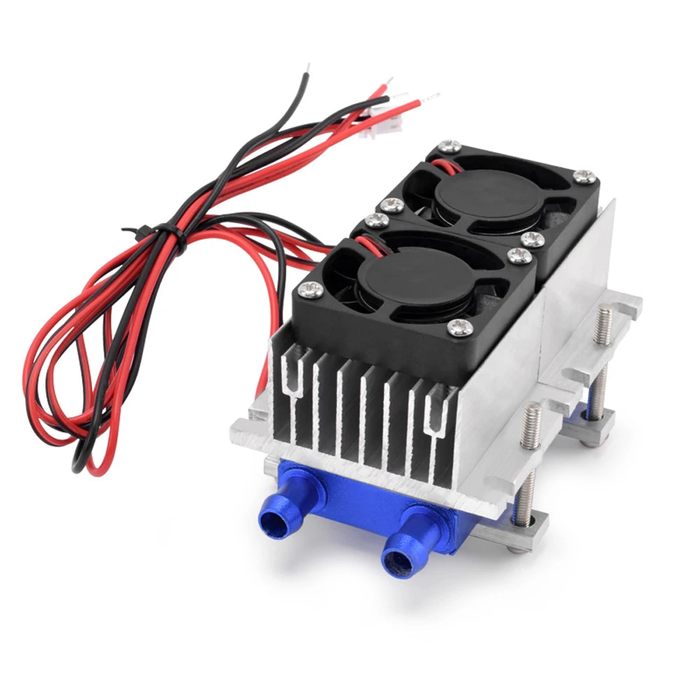 288W/144W Thermoelectric Peltier Refrigeration Cooler 12VDC 30A/15A Semiconductor Cooling System DIY for Air Conditioning Fan