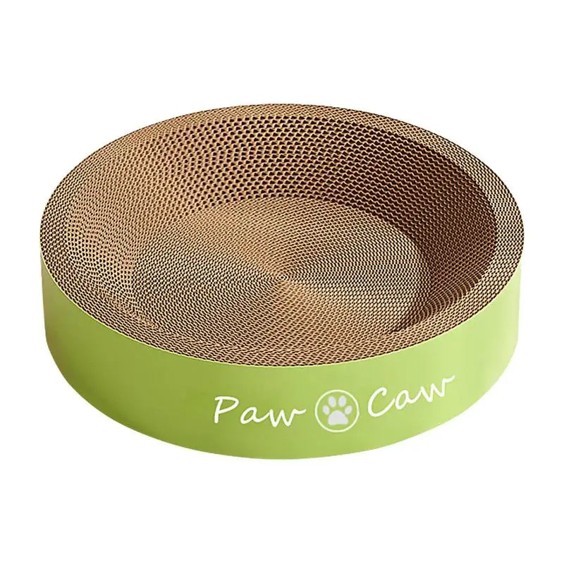 Cat Claw Board Corrugated Claw Scratch Pad Round Scratching Board Rest Recycled Lounge Bed Long-Lasting Pet Supplies For Cats &