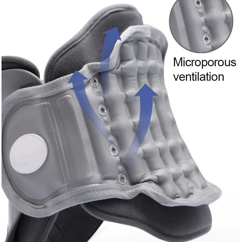 1 pc Neck Traction Device, Adjustable Ergonomic Neck Stretcher,Cervical Spine Alignment Neck Brace With Airbag Support