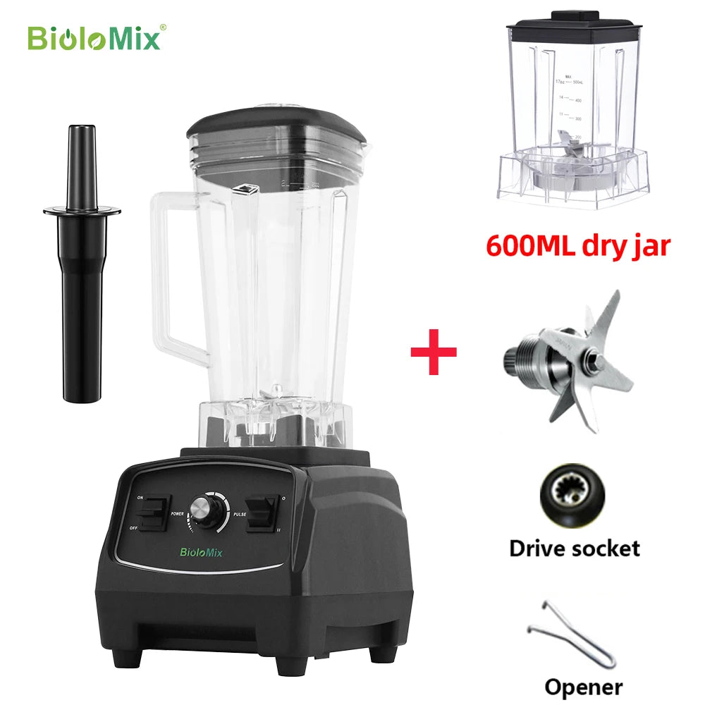 BPA Free 3HP 2200W Heavy Duty Commercial Grade Blender Mixer Juicer High Power Food Processor Ice Smoothie Bar Fruit Blender