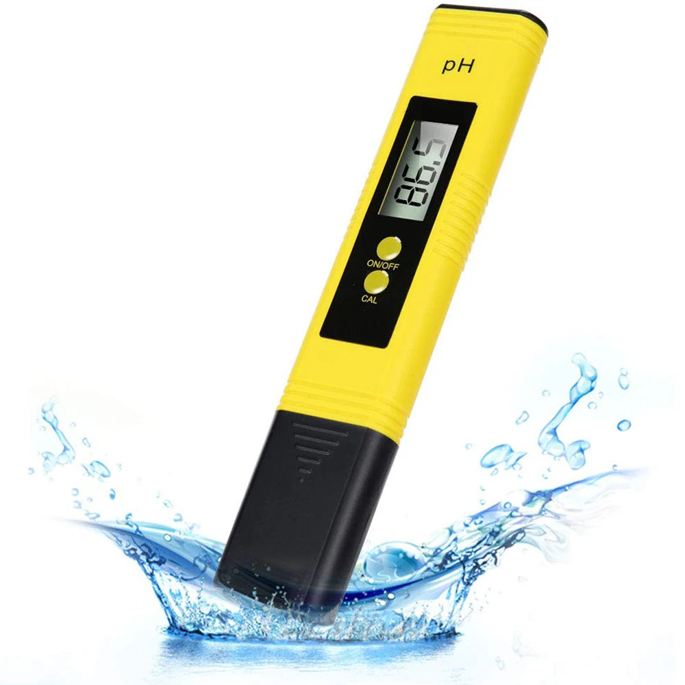 2pcs TDS PH Meter Digital Water Tester 0.01ph High Accuracy PH Meter 0-9990ppm Temperature TEMP PPM Tester