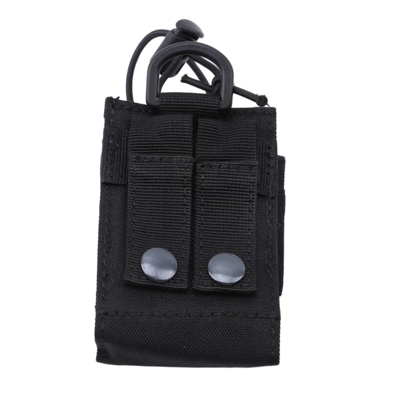 2024  Radio Pouch Hunting Walkie Talkie Holder Interphone Hanging Bag Molle Nylon Magazine Pouch Pocket Caza