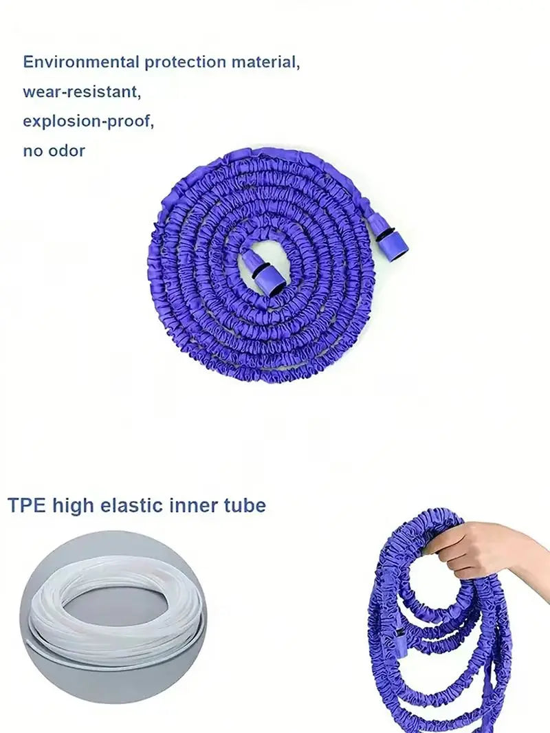 2024New, High-Pressure Expandable Magic Hose, Car Wash Pipe, Home Garden Watering Hose, Multi-Function, Gardening Cleaning,