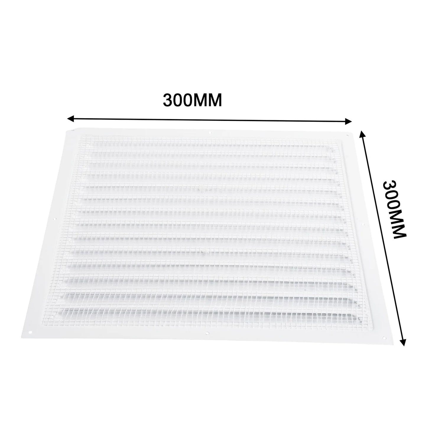 1Pc Air Vent 150-300mm Aluminum Louver Vent Grille Cover Square Vent Insect Screen Cover For Home Improvement Hardware