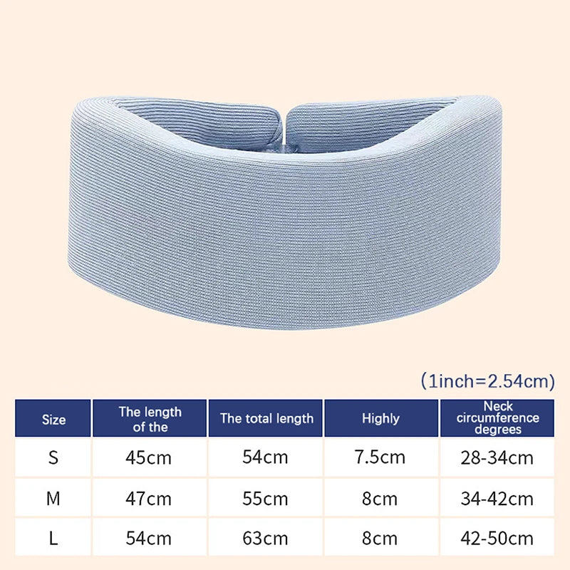 1PC Neck Support Neck Stretcher Cervical Brace Traction Cervical Collar Office Soft Foam Neck Brace Sleeping Neck Support Brace