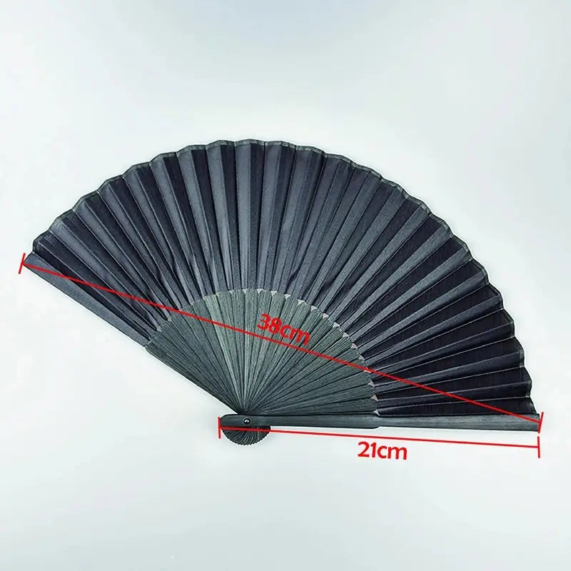 Chinese Style Black Vintage Hand Fan Folding Fans Dance Wedding Party Favor Chinese Dance Party Folding Fans