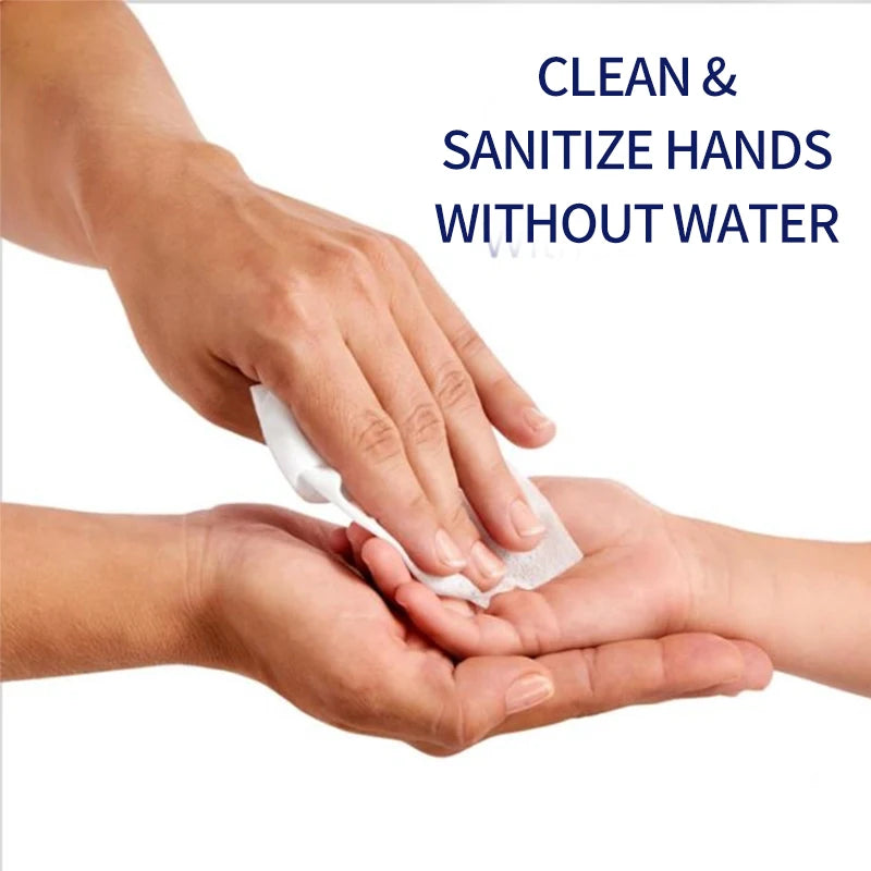 64pcs Hand&Mouth Cleaning Wipes Mini Packed,8pcs/pack(pack of 8)