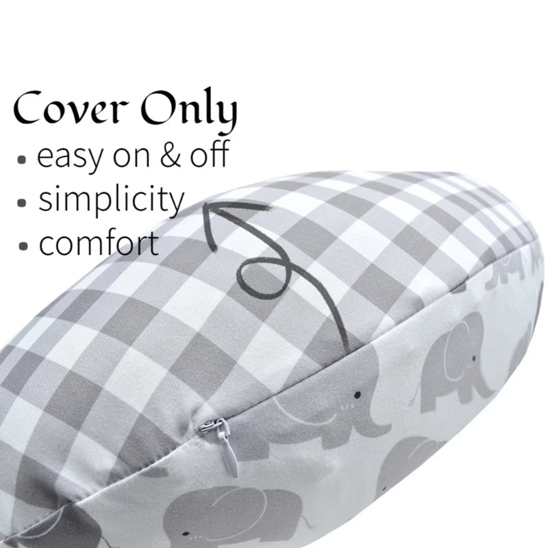 Baby Nursing Pillow Cover Detachable Nursing Pillow Sleeve Mom Breastfeeding Cushion Case Pillow Slipcover Breathable D5QA