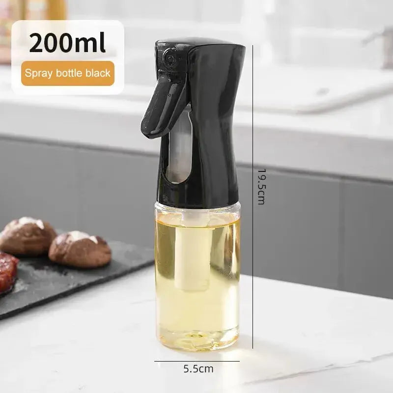 1Pc 200/300/500 ML Oil Spray Pot Kitchen Household Edible Olive Oil Spray Bottle Atomized Misty Oil Tank Air Fryer Spray Bottle