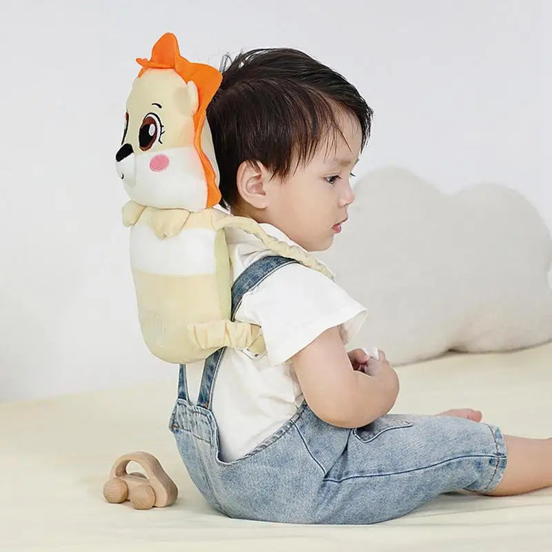 Baby Head Protector Backpack Adjustable Newbornn Headrest Security Pillows Backpack Toddler Baby Head Fall Protection Pad