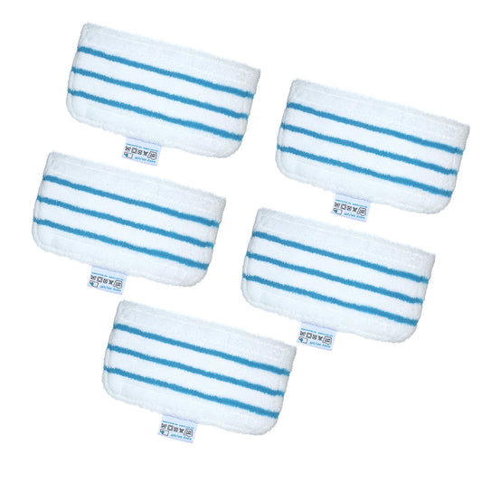 5 Pack Mop Pads Replacement for Black + Decker Steam Mop FSM1610/ FSM1630 Washable Mopping Pad Accessories Household