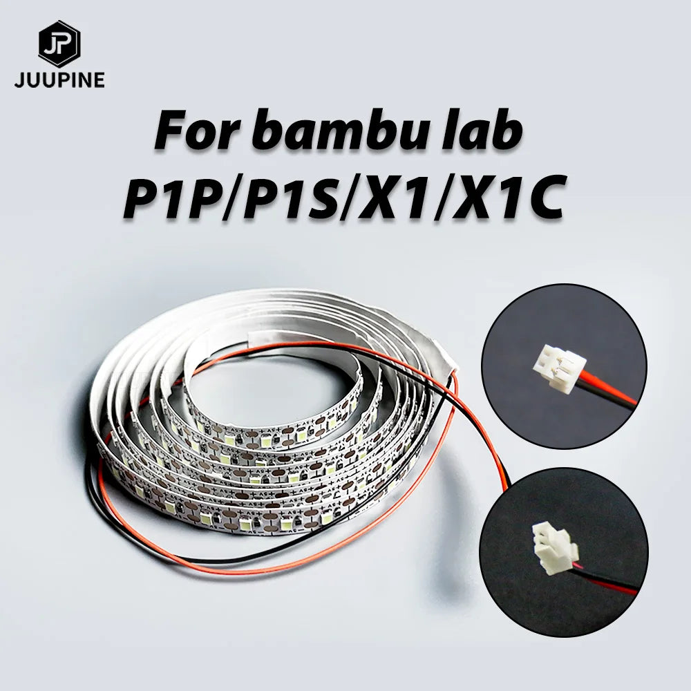 0.3A For Bambu Lab Light P1p P1s X1 X1C LED Light Strip 0.3A LED Light Kit 5V 150cm  High-end Lighting Lamp Bright For Bambulab