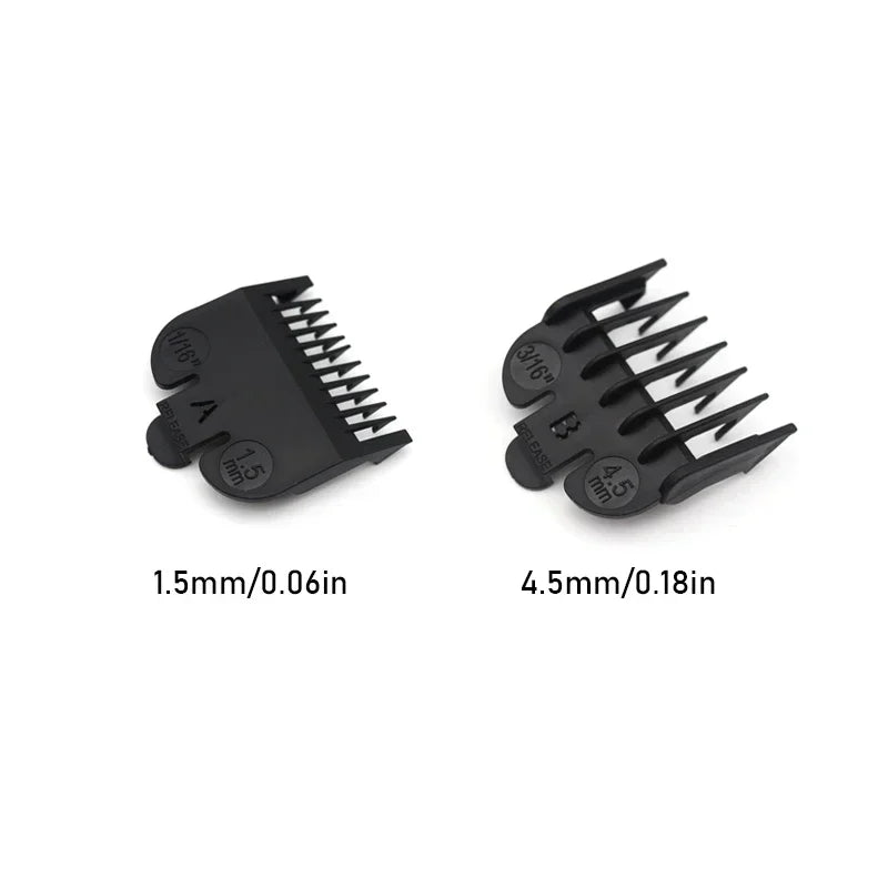 1.5-25mm 10pcs Hair Cutting Combs for Professional Hair Trimmer Machine Universal Guards Barber Accessories Trimmer Limit Combs