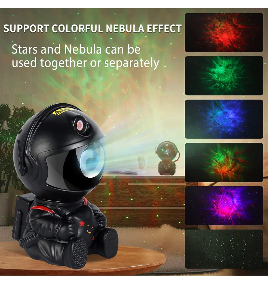 Astronaut projection light Galaxy projector LED night light starry sky atmosphere light desktop decoration light bedroom home ch