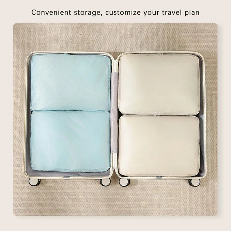 1Pc Foldable Compression Packing Bag Home Large Capacity Clothes Storage Bag Travel Portable Handheld Compression Bag