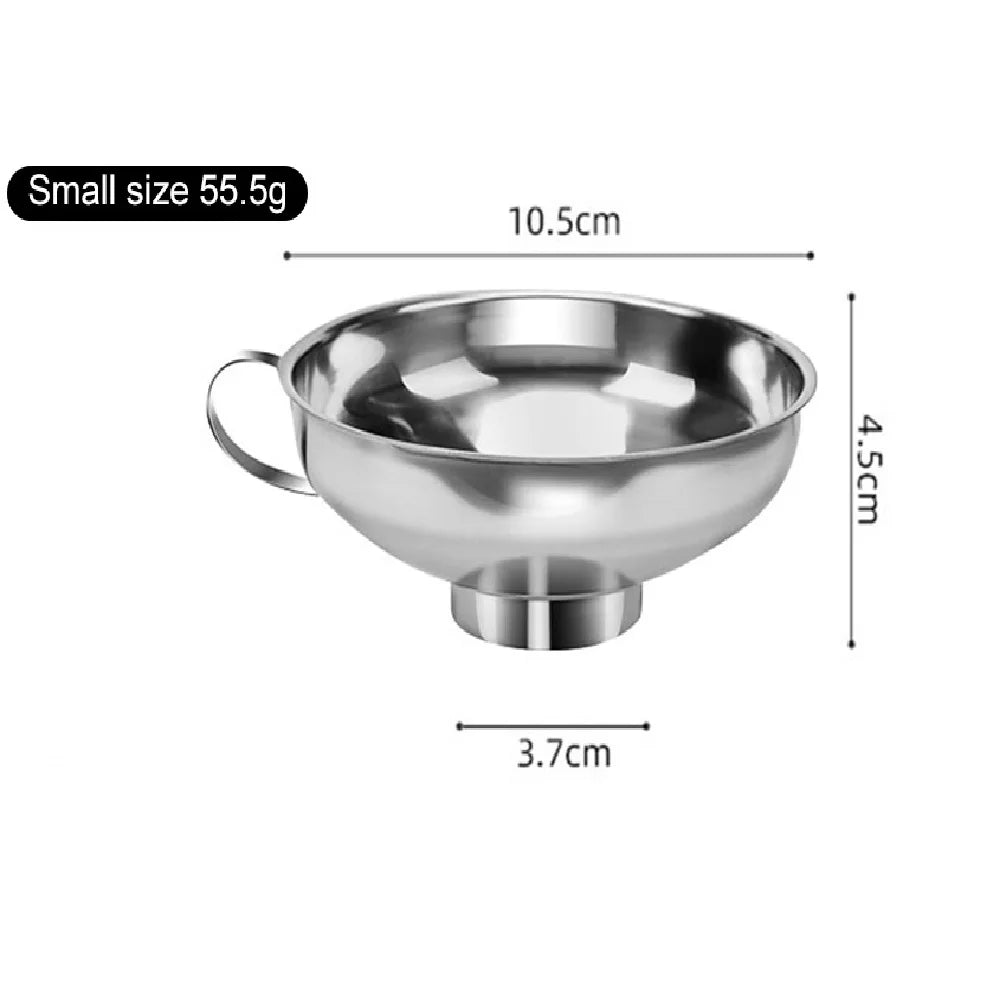 Canning Funnel for Filling Bottles Wide Regular Mason Jars Wide Mouth Funnels for Canning Supplies Kitchen Use Stainless Steel