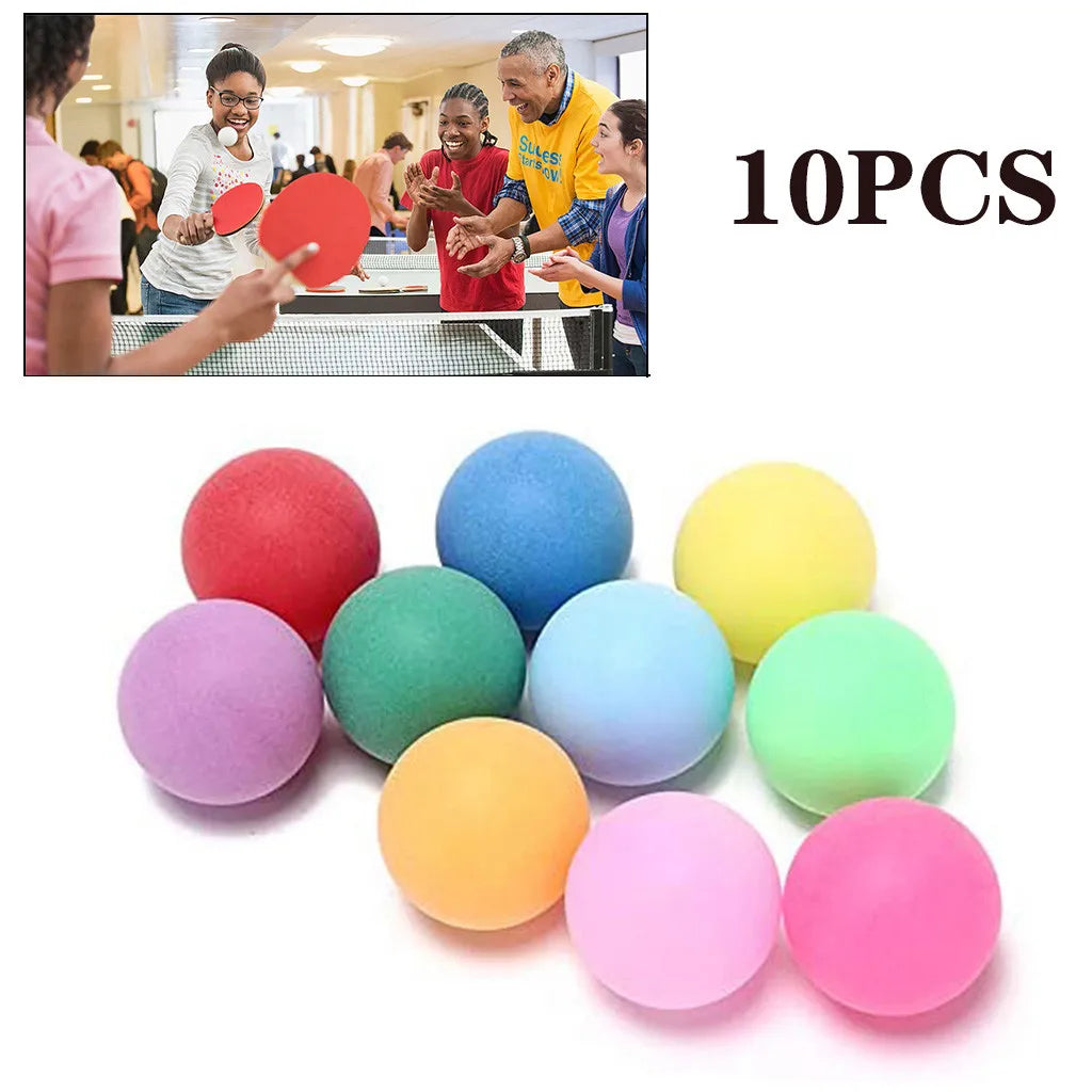 10/25/50Pcs Colored Pong Balls 40mm Entertainment Table Tennis Balls