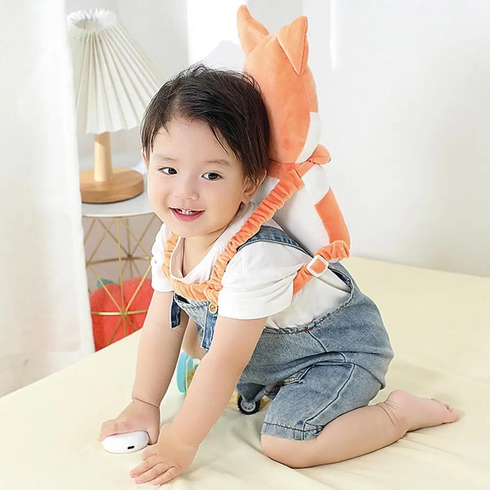 Baby Head Protector Backpack Adjustable Newbornn Headrest Security Pillows Backpack Toddler Baby Head Fall Protection Pad