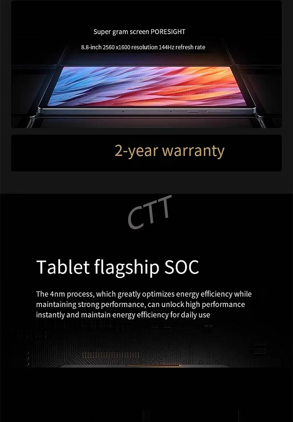 China ROM Lenovo LEGION Y700 2023 8.8 Inch WiFi Gaming Tablet 16G 512G 12G 256G Android 13 Qualcomm Snapdragon8+ Processor