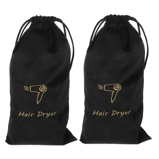 2pcs Portable Hair Dryer Bag Drawstring Storage Bag for Hair Dryer for Travel Drawstring Hair Dryer Bag Hair Dryer Bags