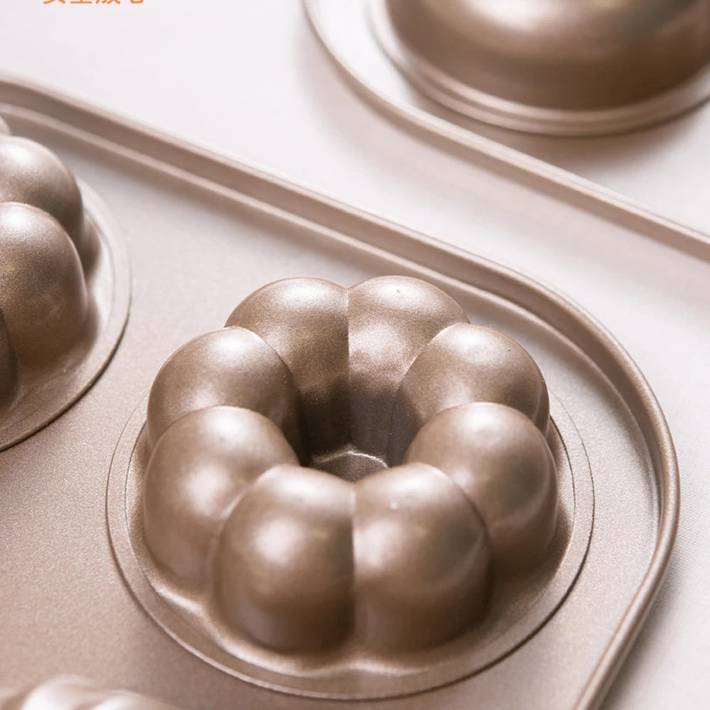 6 Holes Nonstick Cake Donuts Baking Mold 3d Cat Bear Cupcake Brownie Pastry Baking Tray Kitchen Dessert Bread Bakeware Tools