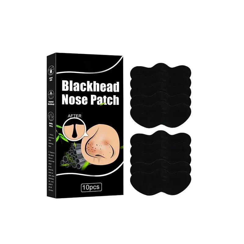 Black Pig Nose Stick Bamboo Charcoal To Remove Blackheads, Remove Acne, Clean Pores, Adsorb Oil And Dirt Nose Film Nose Stick