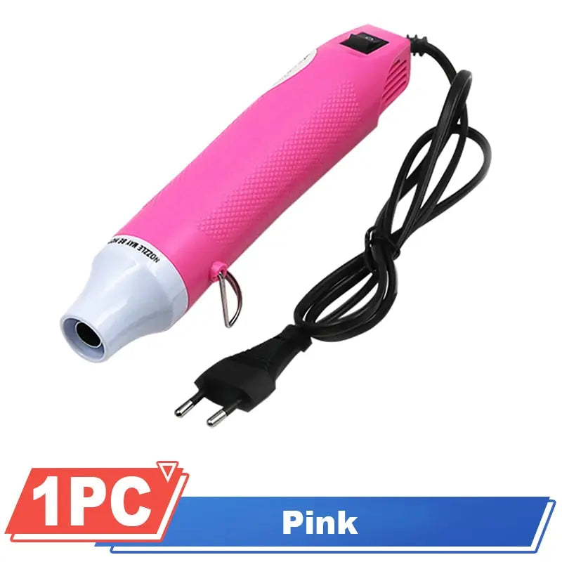 1Pcs 220V Hot Air Gun DIY Soldering Temperature Blower Gun Electric Power Hot Dryer Mini Heat Gun For Crafts Shrink Tubing Wrap