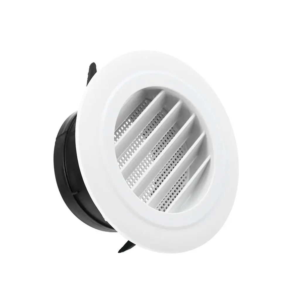 Adjustable Air Ventilation Cover Round Ducting Ceiling Wall Hole Abs Air Vent Grille Louver Kitchen Bath Air Outlet Fresh System