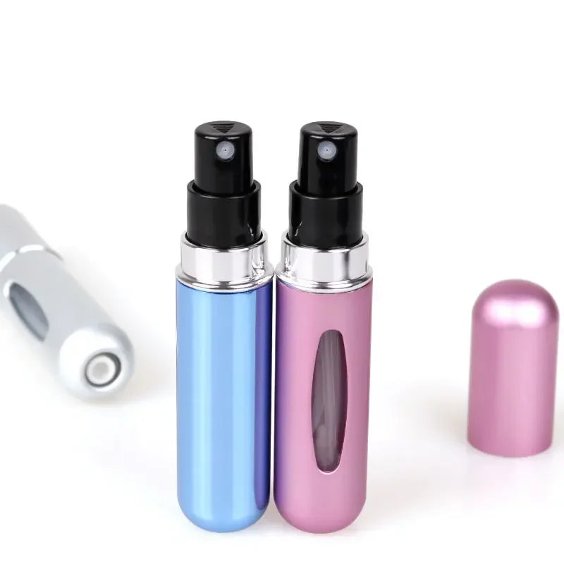 5ml/8ml Perfume Refill Bottle Rechargeable Perfume Dispenser Mini Refillable Spray Jar Pump Empty Cosmetic Atomizer for Travel