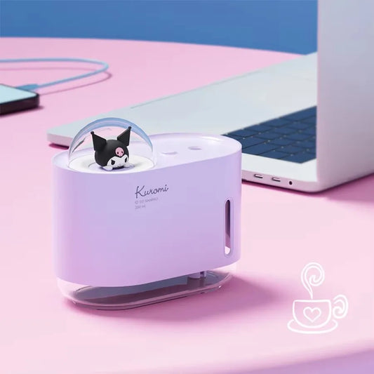 Cinnamoroll Kuromi Space Capsule Humidifier Small 10oz Desktop Mini Hydration Instrument Cute Style Mini Portable Support USB Si