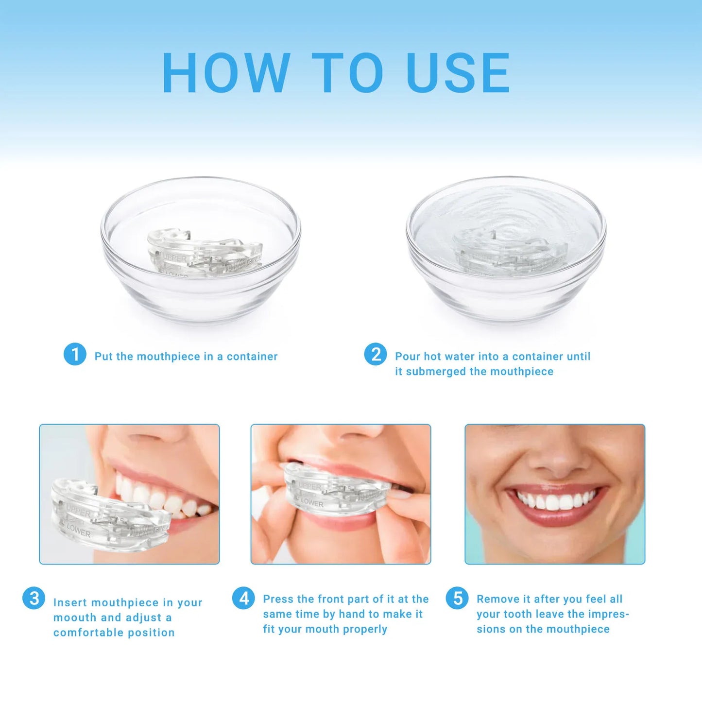 Anti Snoring Bruxism Mouth Guard  Improve Sleeping Teeth Bruxism Sleeping Anti Snoring And Apnea Snoring Device To Stop Snoring